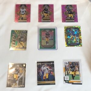 9 Card Pittsburgh Steelers lot, Panini Mosaic, Prizm Variety